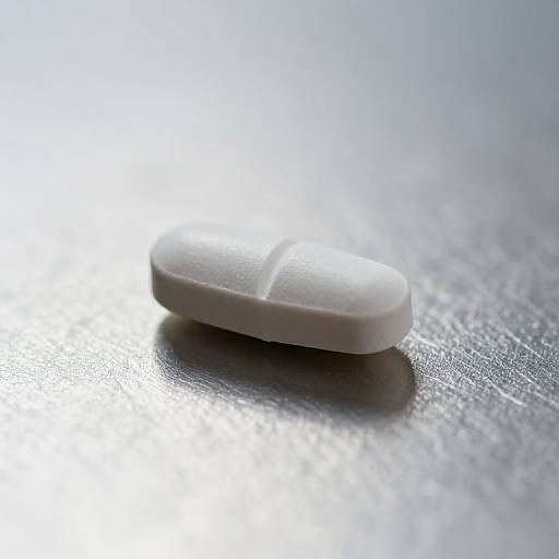 Macro Photorealistic Viagra Pill