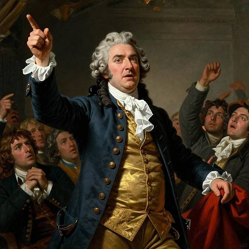 Robespierre Fiery Revolutionary Portrait