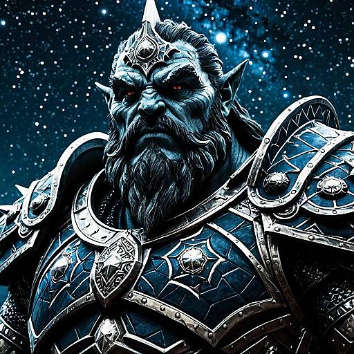 Majestic Celestial Giant in Cinematic Light