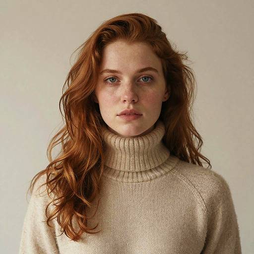 Portrait of an Irish Ginger Woman