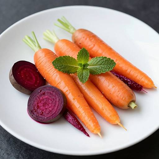 Vibrant Carrots and Beets Plate