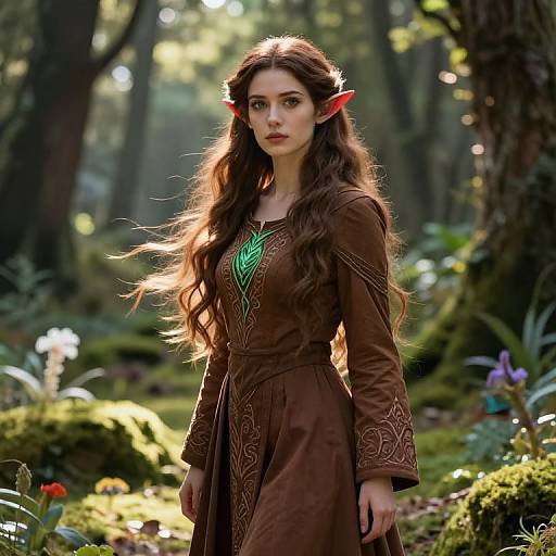 Graceful Enchanted Forest Elf