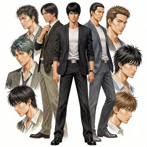 Realistic Detailed Male Character Dream