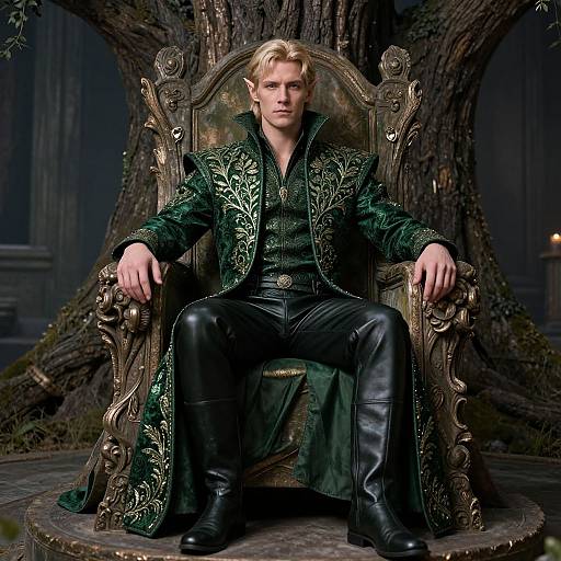 Royal Male Elven Noble Attire