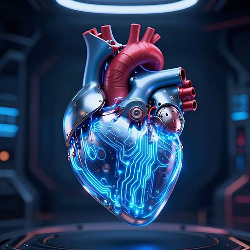 Futuristic Biomechanical Heart Design