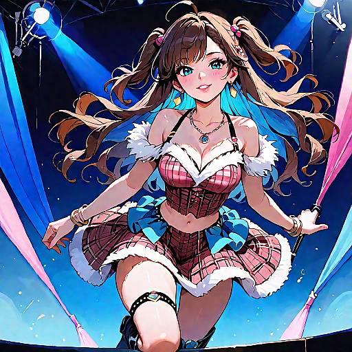 Glamorous Idol Concert Pinup Pose