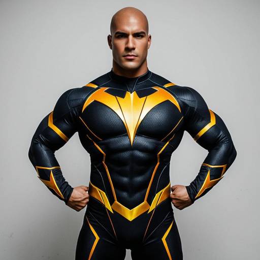 Black Adam Cosplay Costume with Glow
