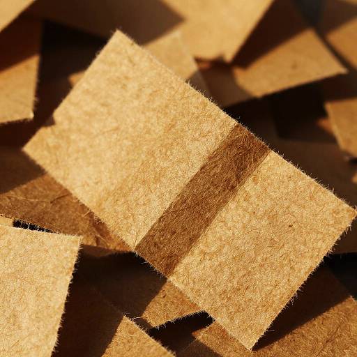 Close-Up of Crumpled Golden Paper