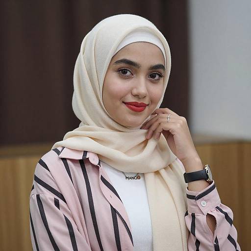 Portrait of Young Woman in Hijab