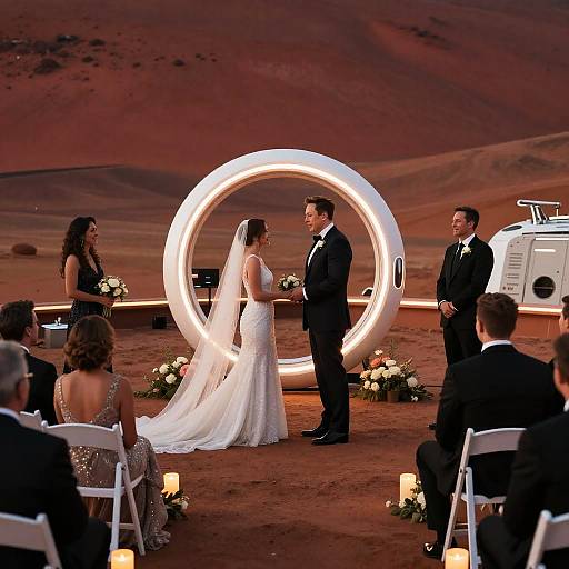 Elon Musk Mars Colony Wedding