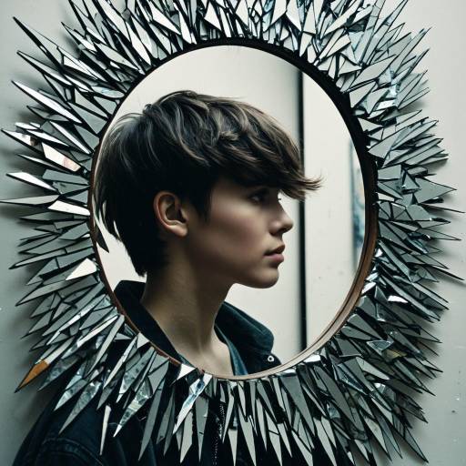 Youth Reflection in Fragmented Mirror