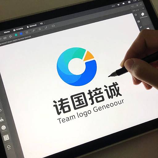 Futuristic Team Logo Design Process