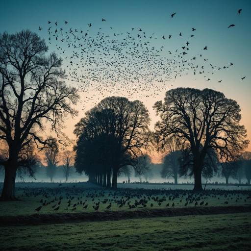 Nostalgic Flemish Meadow Inspired by Bosch