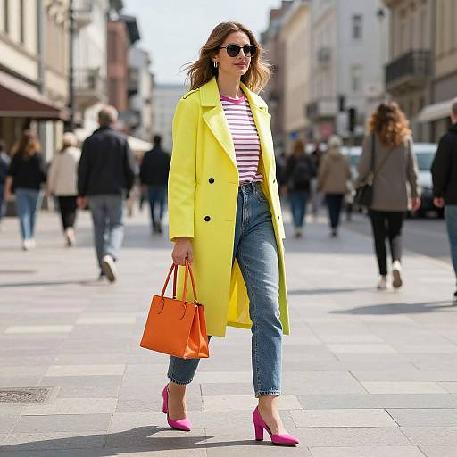 Vibrant European Street Style Photo