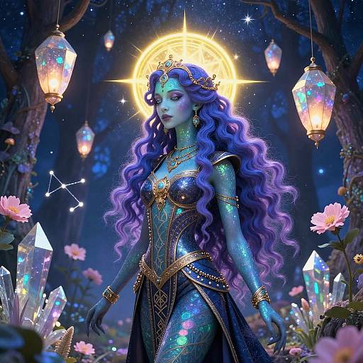 Surreal Portrait of Lamia Dreamweaver