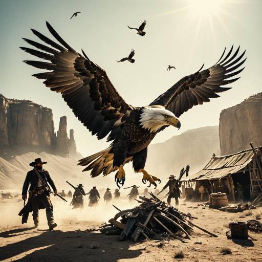 Outlaw with Stedeagle in Frontier Landscape