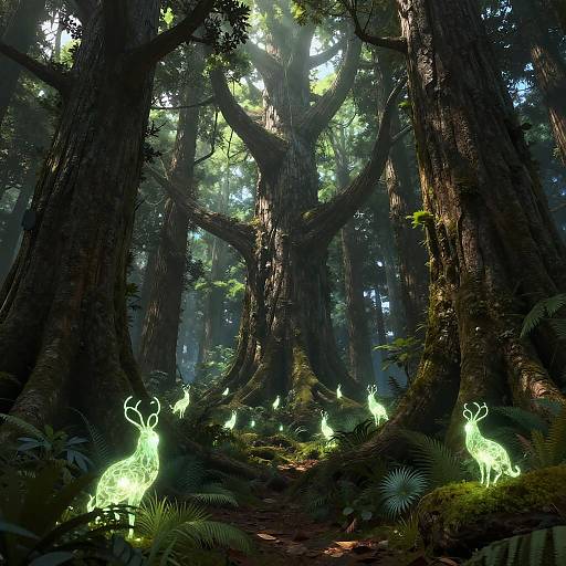 Mystical Ancient Enchanted Forest