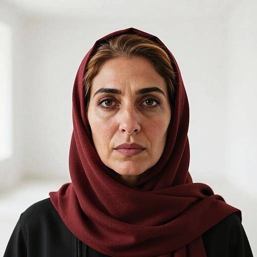 Cyberpunk Portrait of Middle Eastern Woman