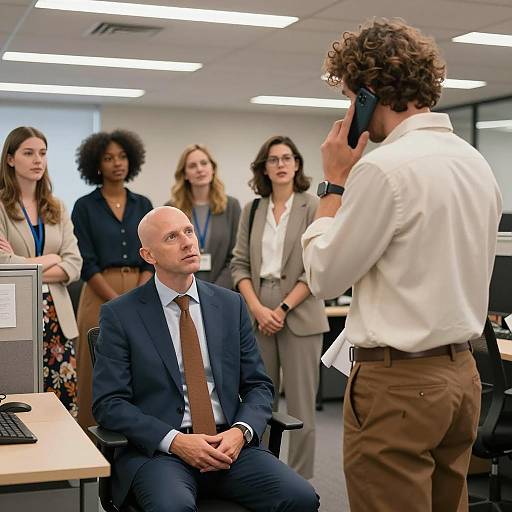 Dynamic Office Interaction with Diverse Characters