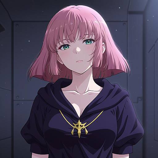 Illustration of Haman karn, gundam in the style of Udon (shiratama)