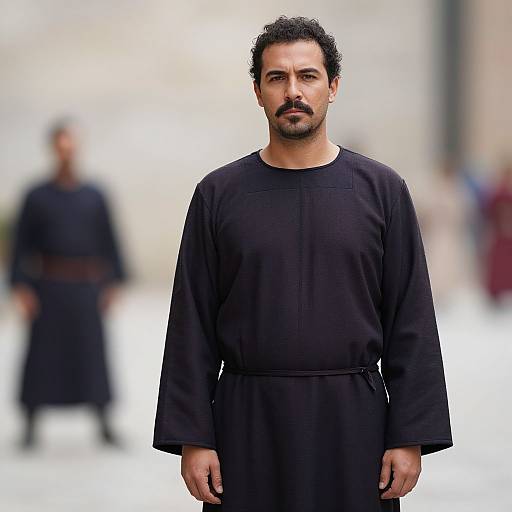 Iconic Male Costume with Facial Hair