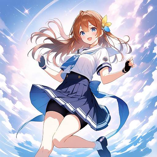 Illustration of Arihara tsubasa, cinderella series in the style of Hiraga matsuri