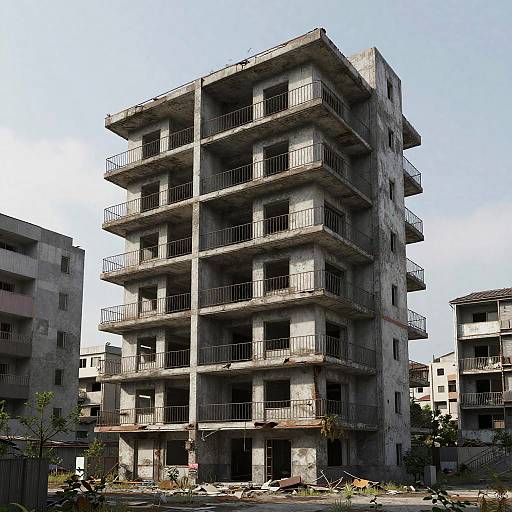 Biopunk Abandoned Kyoto Apartment