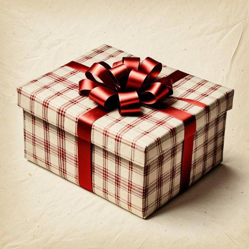 Rustic Plaid Christmas Gift Box