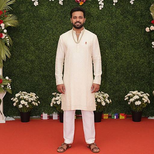 Bearded Man at Marriage Party