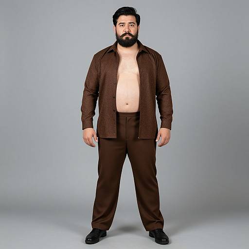 Bearded Man in Full Costume