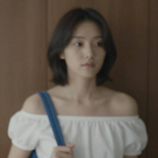 Blurred Portrait of a Young Woman