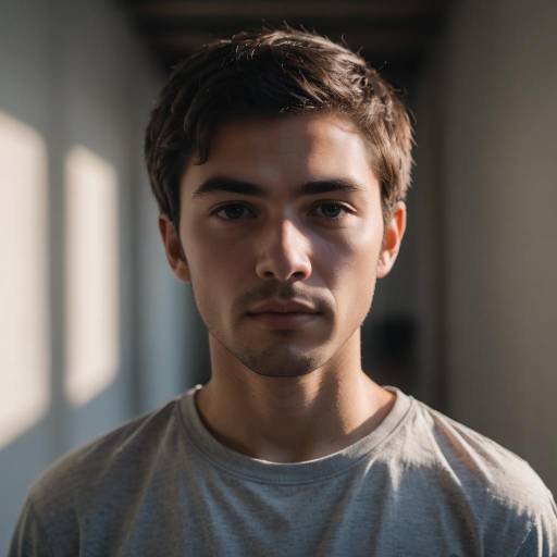 Blurry Portrait of a Haunting Gaze