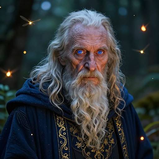 Enchanted Firefly's Wizard Portrait