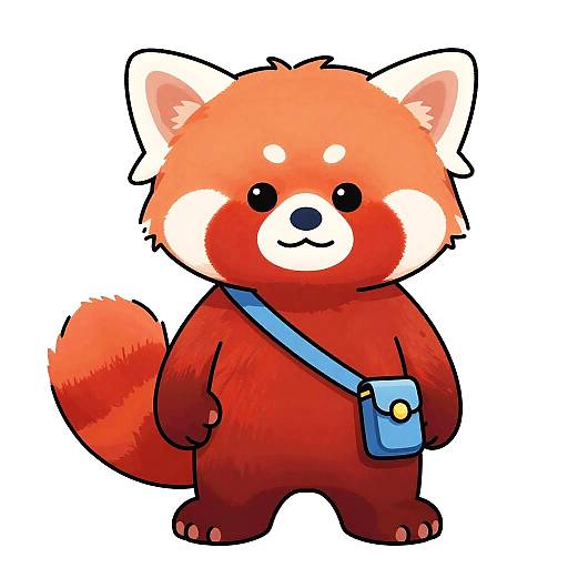 Hip Hop Red Panda Character Concept