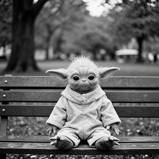 Jordi Pujol as Yoda in Diane Arbus Style