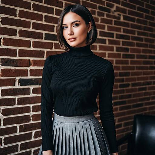 Trendy Office Portrait with Romantic Light