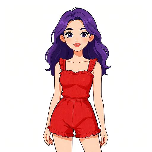 Casual Summer Style Woman Portrait