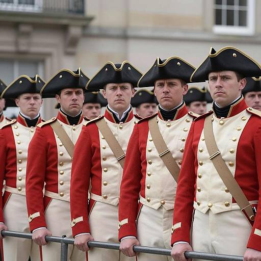 18th Century British Soldiers in Uniform
