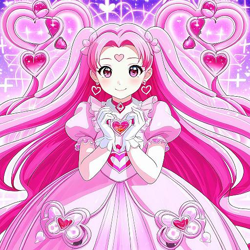 Illustration of Cure grace, healin' good precure in the style of Itatatata