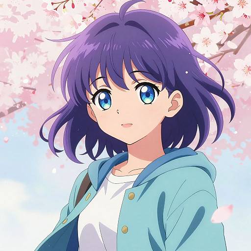 Vibrant Anime Self-Portrait