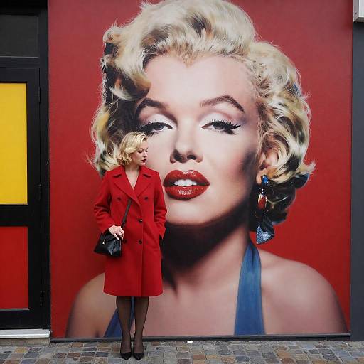 Blonde Woman by Marilyn Monroe Mural