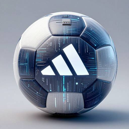 Futuristic Adidas Digital Soccer Ball