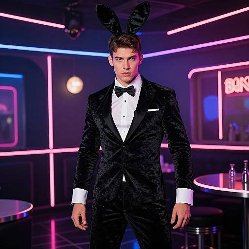Stylish Male Playboy Bunny Outfit