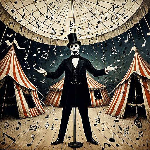Surreal Phantom Circus Conductor