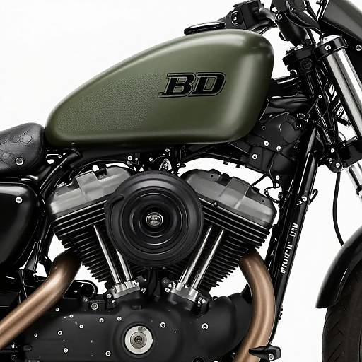 Close-Up of 2021 Harley-Davidson Iron 883