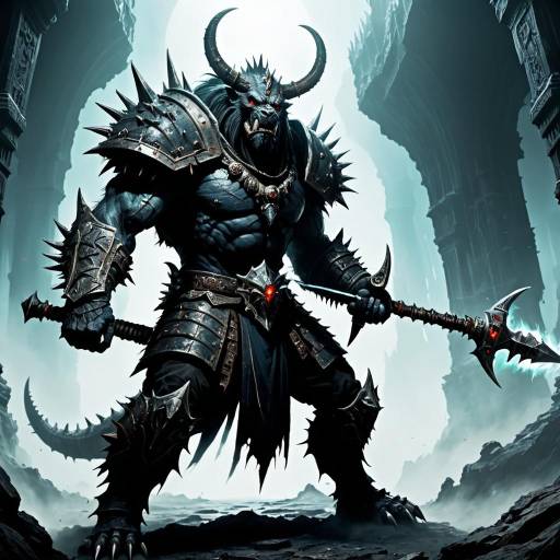Dark Godfall: Nightmare Beast Wallpaper