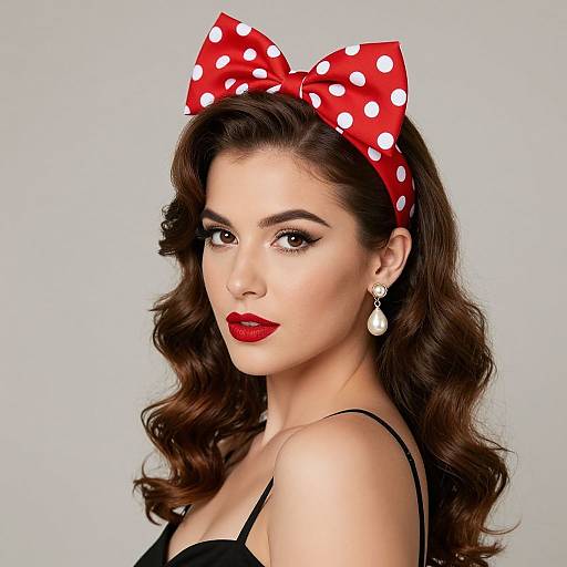 1950s Rockabilly Woman Retro Style