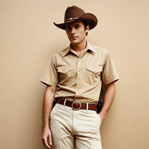 Vintage Western Cosplay of Walt from Paris