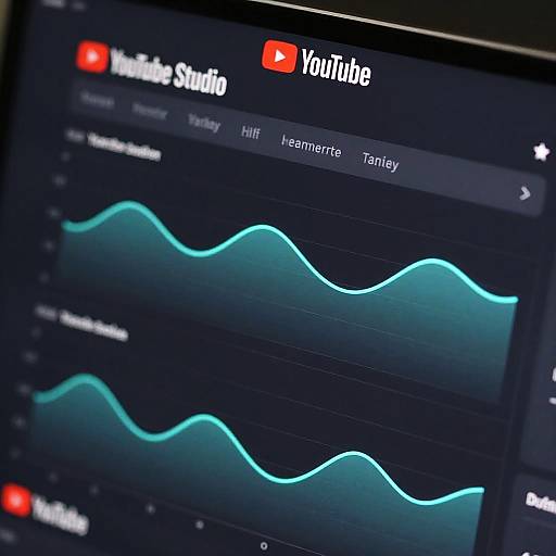 Futuristic YouTube Analytics Dashboard