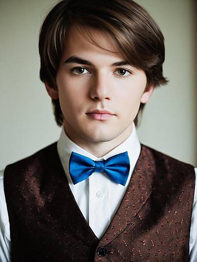 Realistic Young Man in Fancy Dress